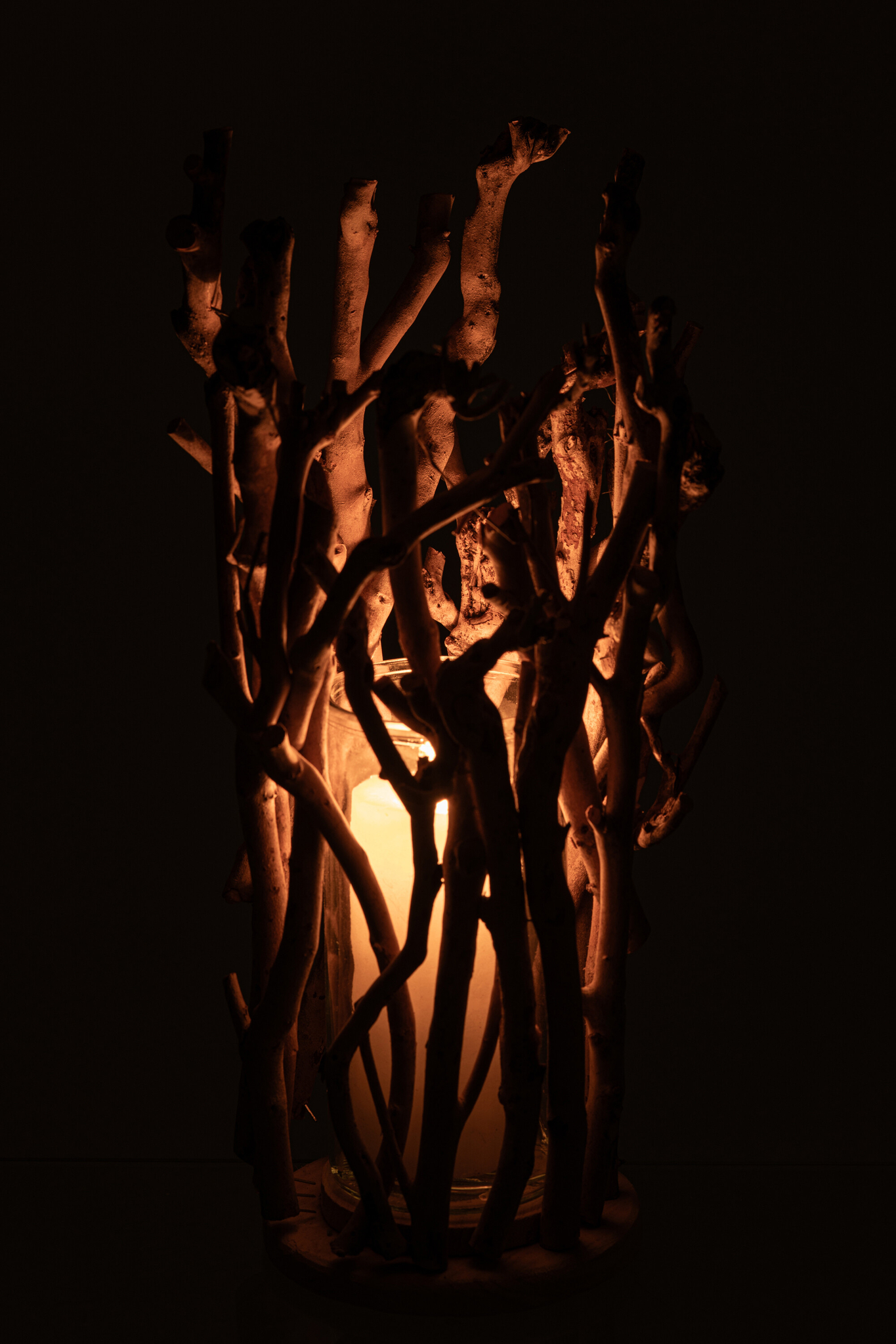 Kerzenhalter Twig Teebaumholz Natur – Bild 2