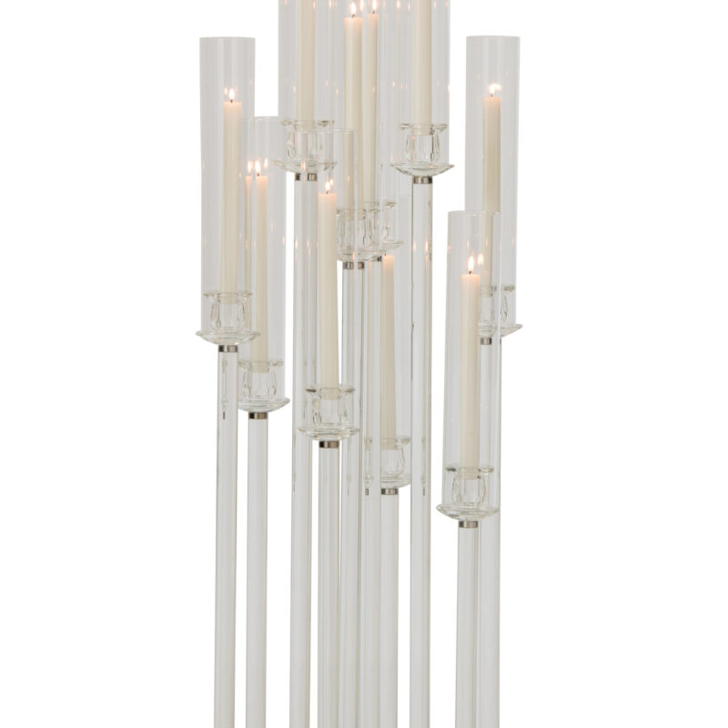 Kerzenhalter Kristall Glas groß