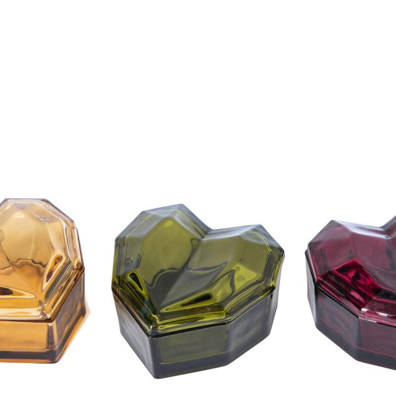 Herzglasboxen 3er Set