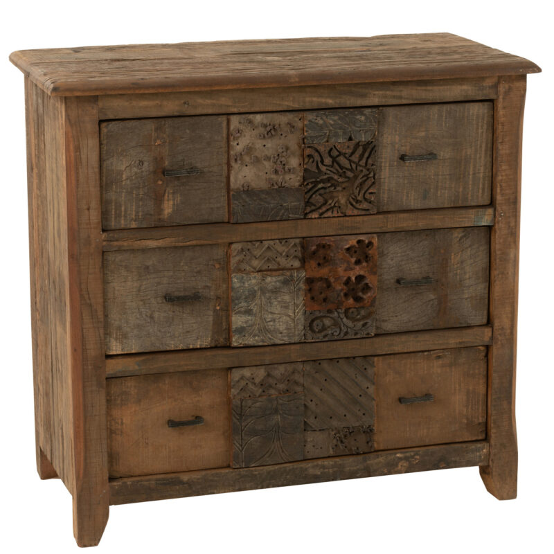 Vintage-Sideboard Braun