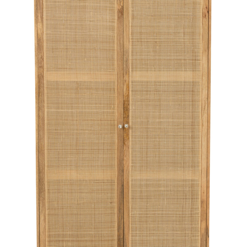 Geflochtener Holzschrank aus Mangoholz