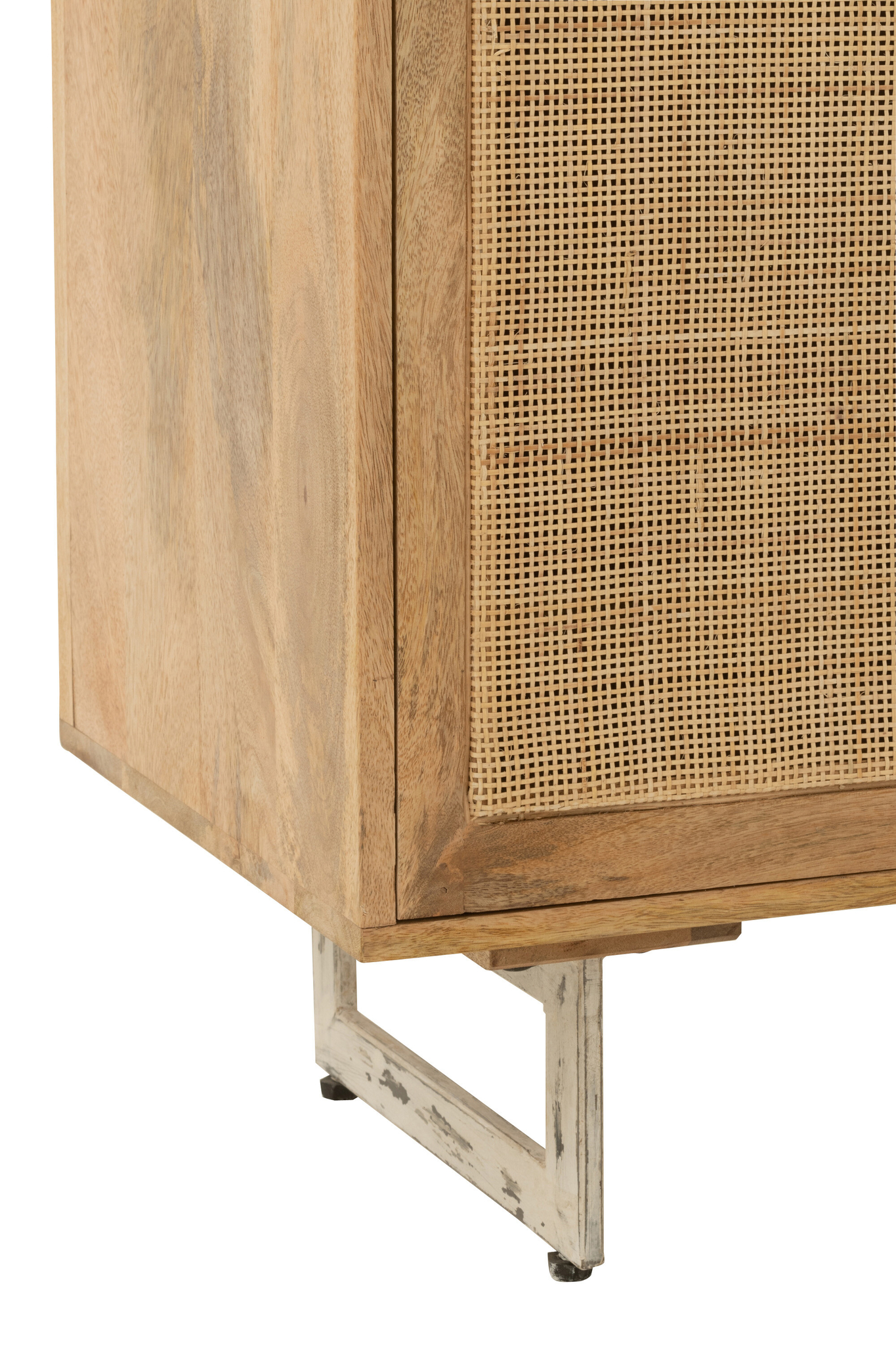 Geflochtener Holzschrank aus Mangoholz – Bild 5