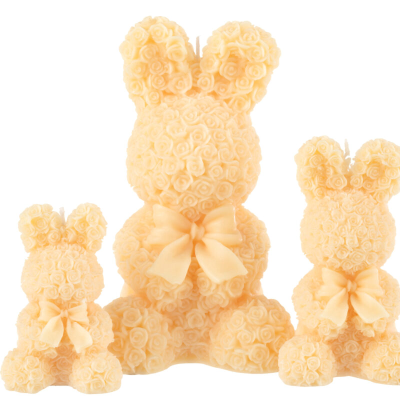 Große Hasenkerze in Hellgelb