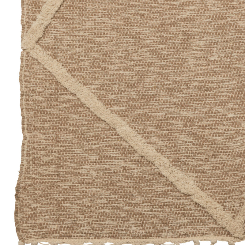 Teppich Neela Cotton in Beige