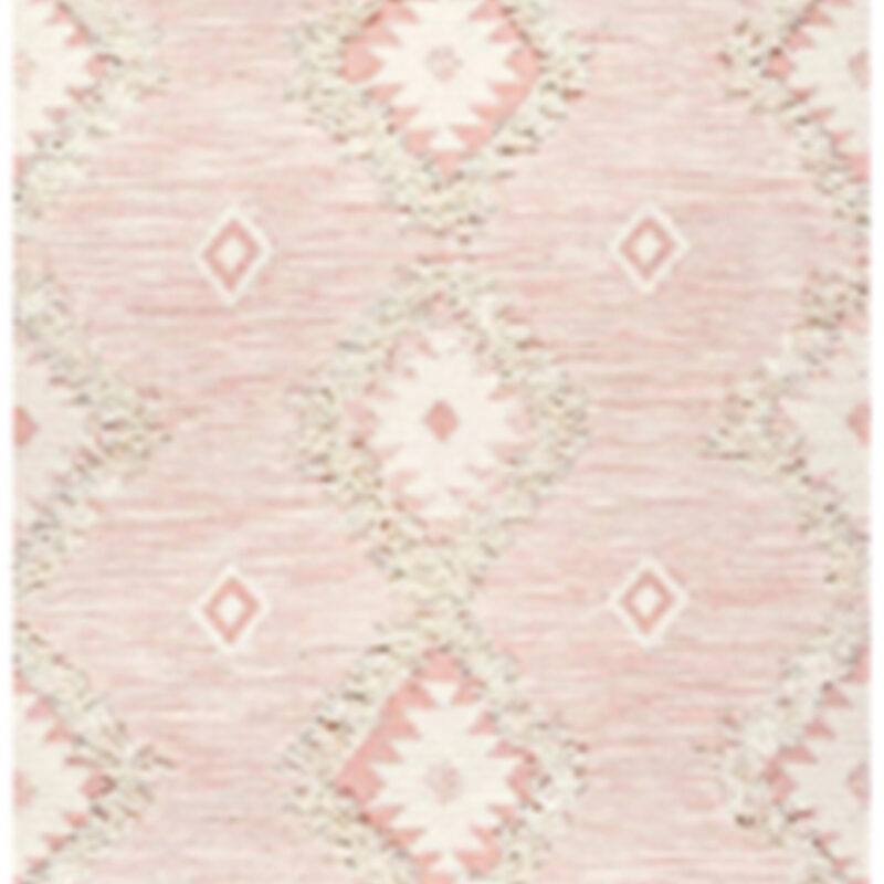 Eleganter Baumwollteppich „Bali Coton Pink“