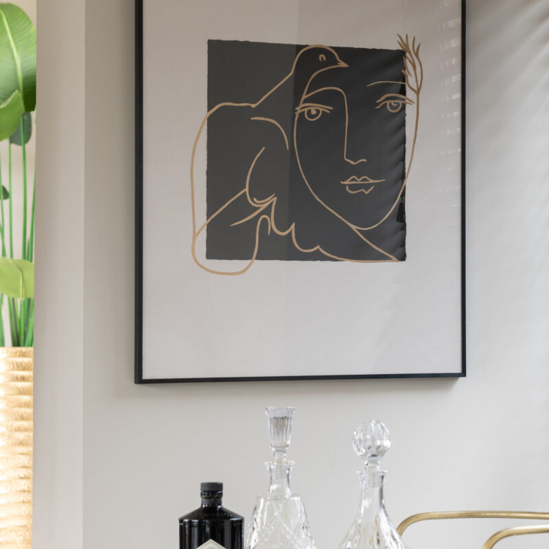 Elegante Glaskaraffe Survey in transparenter Optik