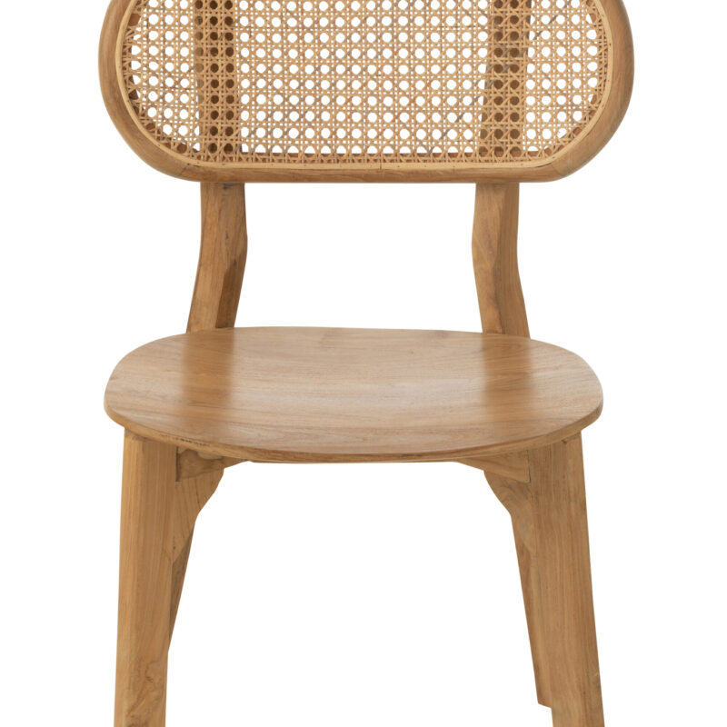 Sessel Peanut aus Teakholz