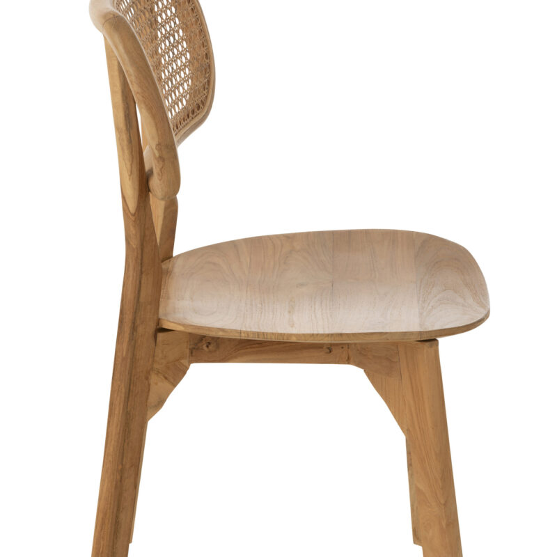 Sessel Peanut aus Teakholz