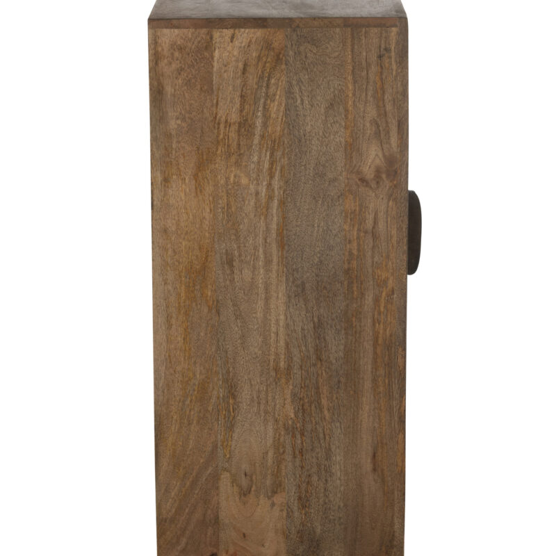 Zweiflügeliger Schrank aus Mangoholz