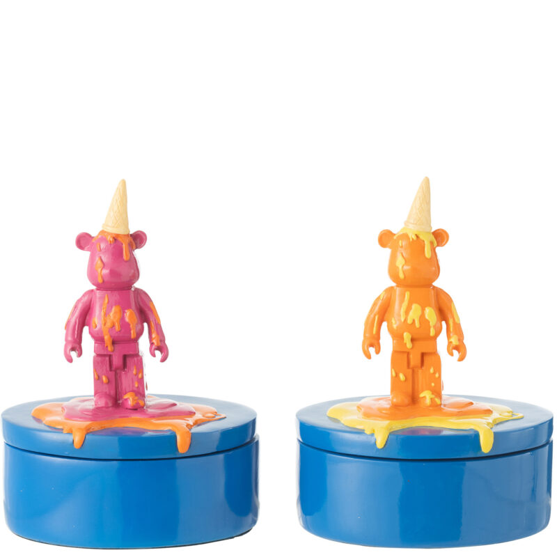 Dekofiguren Bär in Eiswaffel 2er Set