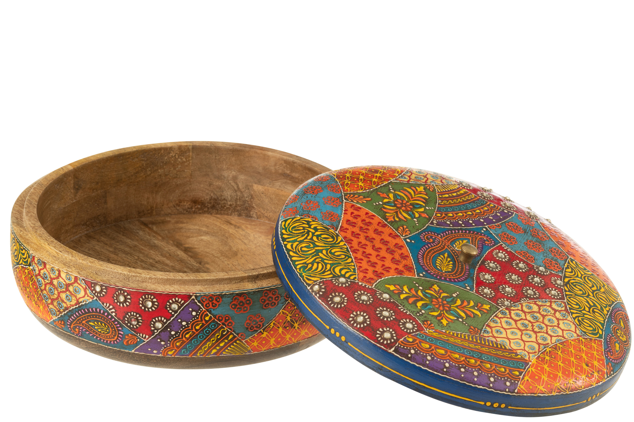 Runde Box „Delhi“ mit Deckel – Bild 2