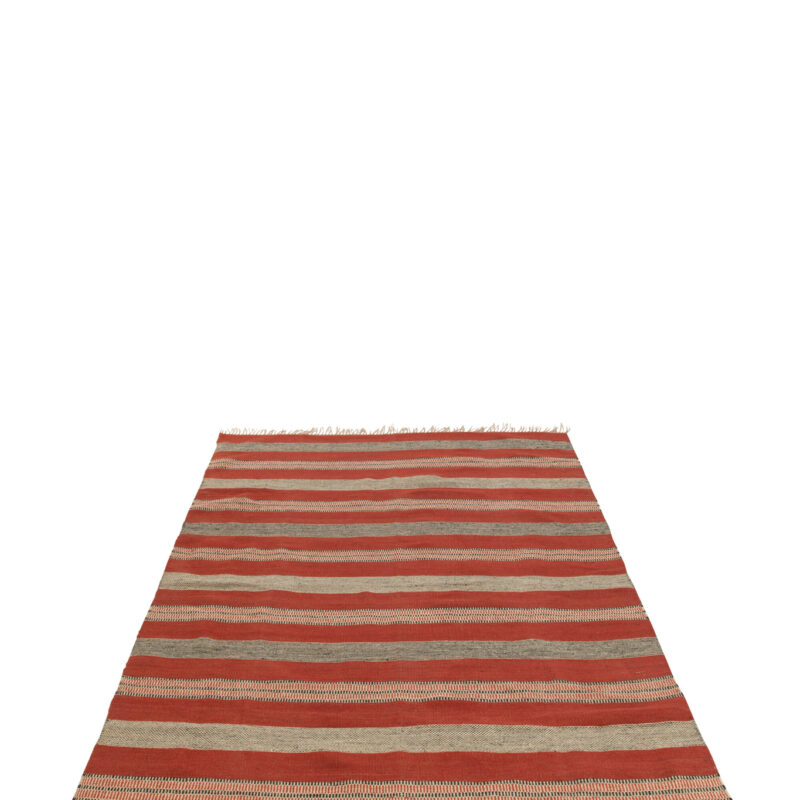 Handgewebter Teppich „Stripes Fringes“