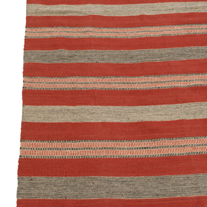 Handgewebter Teppich „Stripes Fringes“