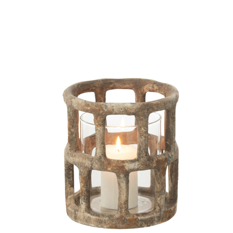 Hurricane Antique Windlicht in Mix