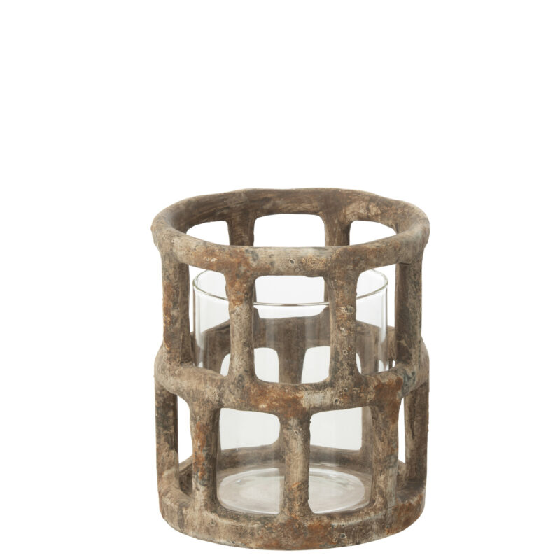 Hurricane Antique Windlicht in Mix