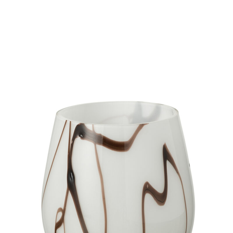 Hurricane Glas Rauch-Effekt weiß