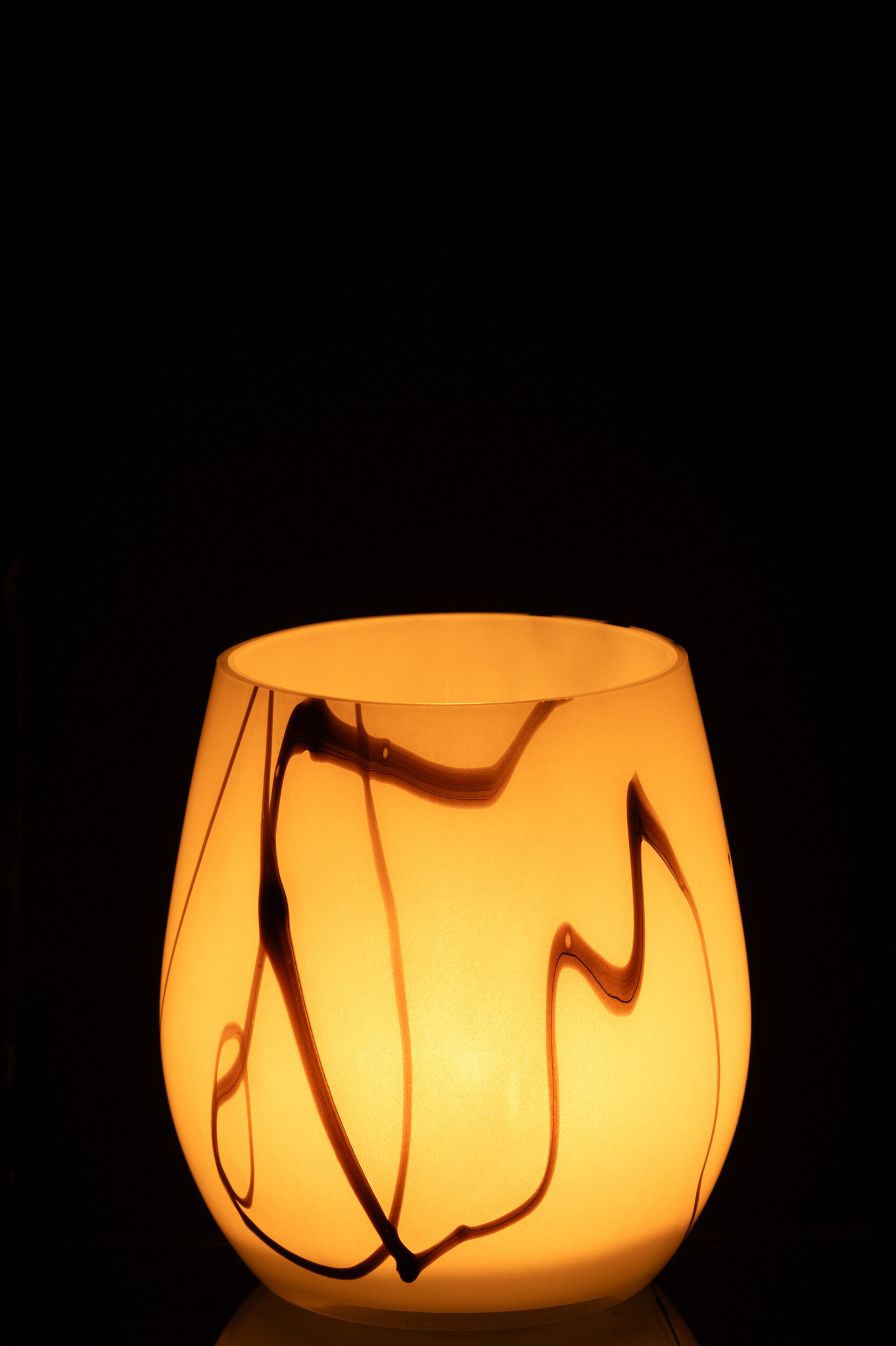 Hurricane Glas Rauch-Effekt weiß – Bild 3