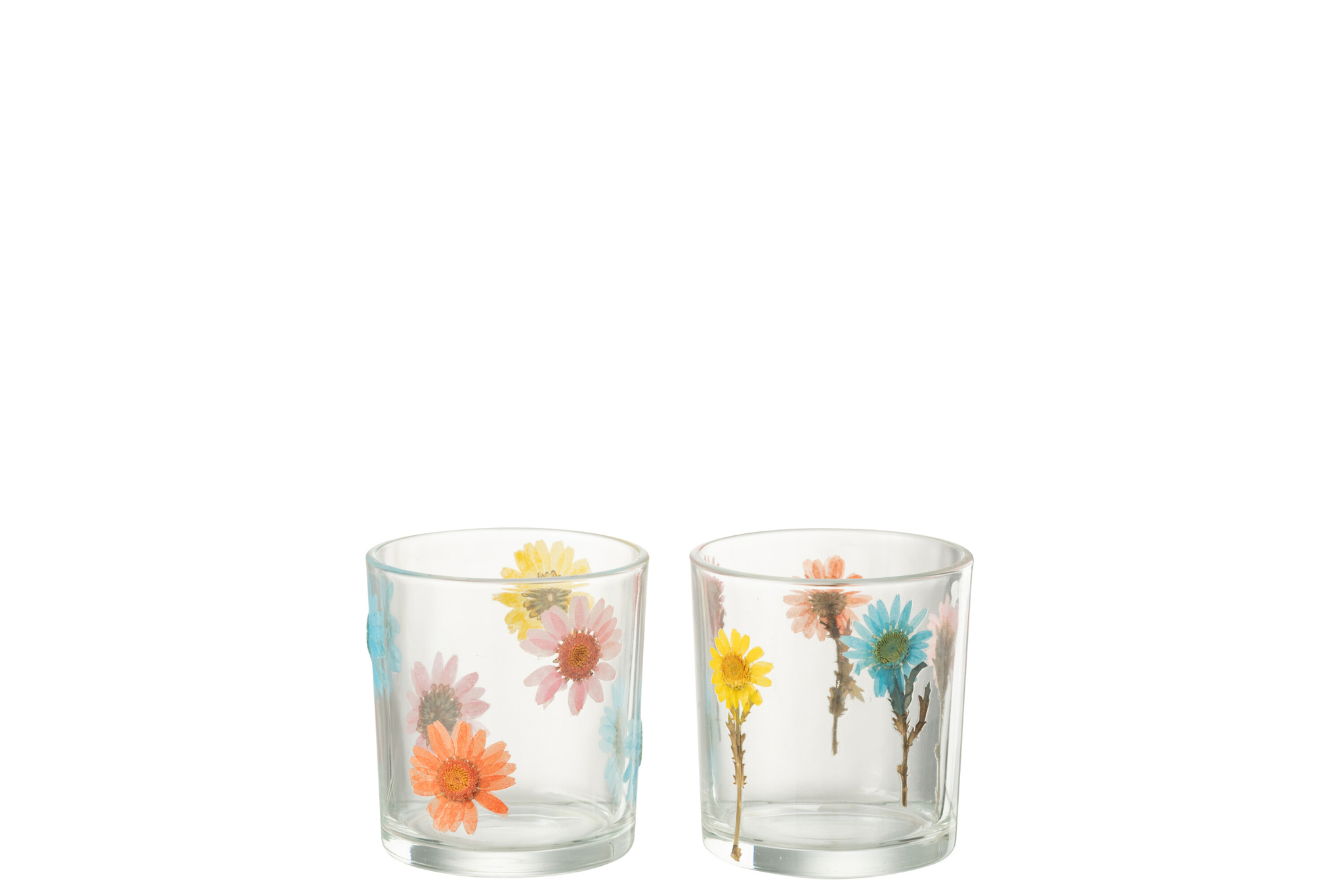 Teelichthalter Posy Glas Set 2-teilig