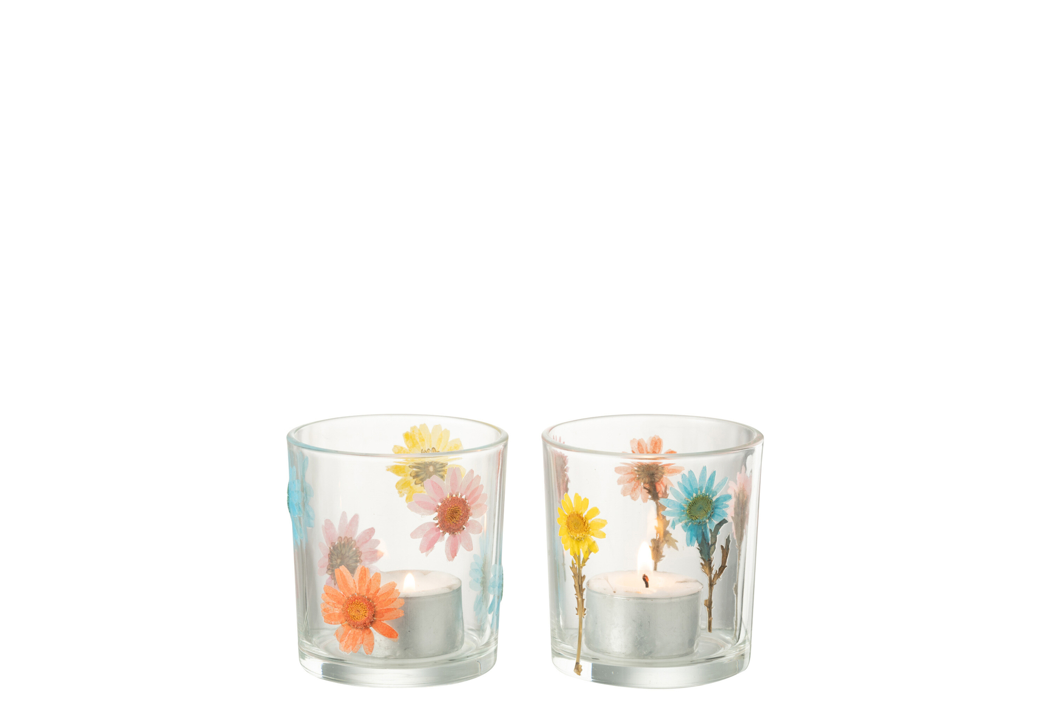 Teelichthalter Posy Glas Set 2-teilig – Bild 2