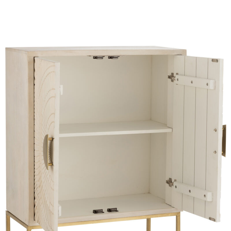 Schrank Rana aus Mangoholz und Metall