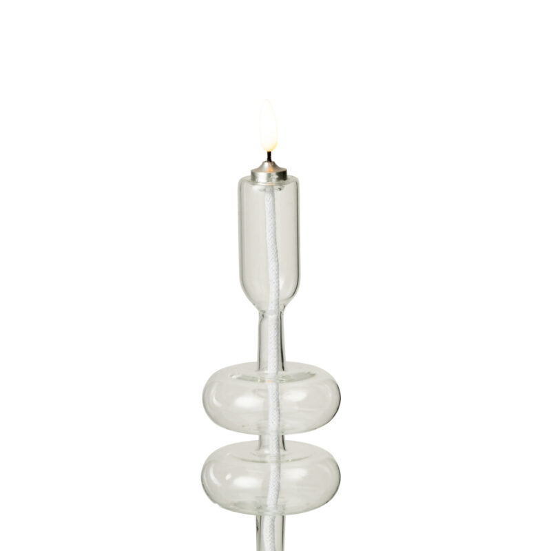 Elegante LED-Glaskerze