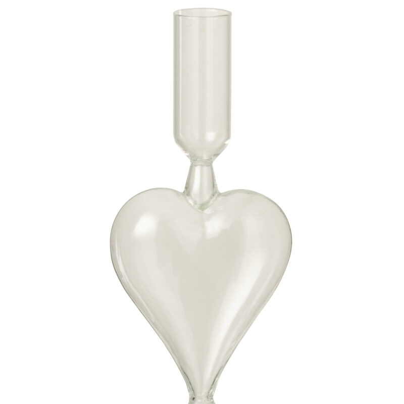 Herzförmiger Kerzenhalter