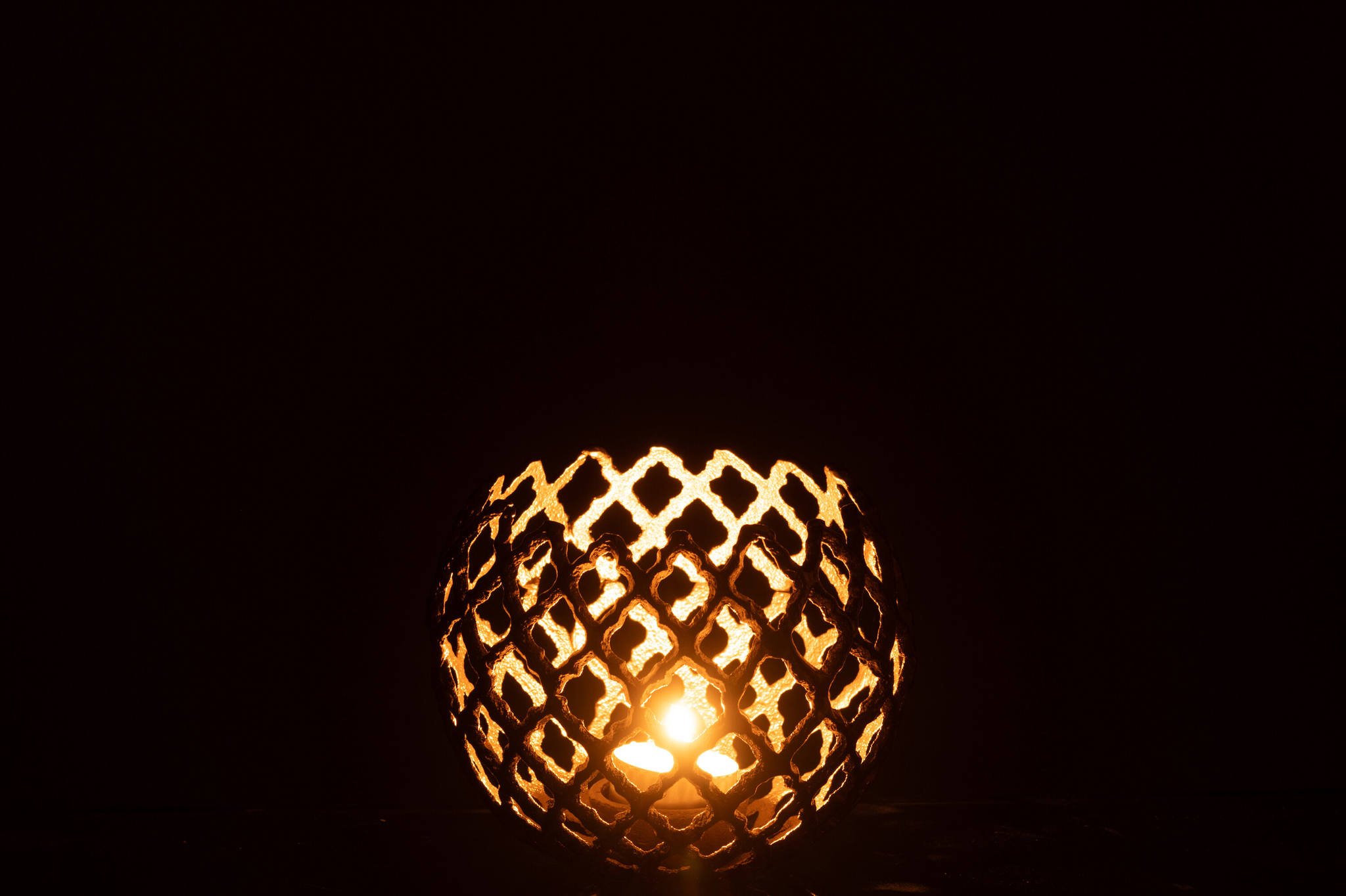 Kerzenhalter Aluminium gold – Bild 2