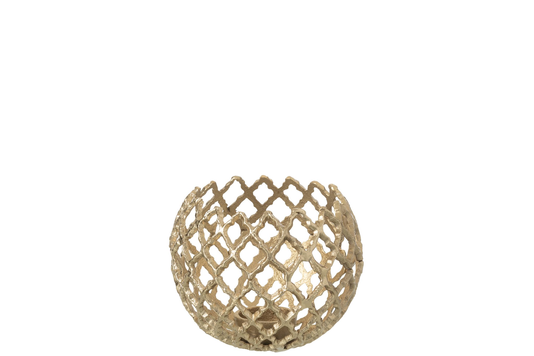 Kerzenhalter Aluminium gold – Bild 3