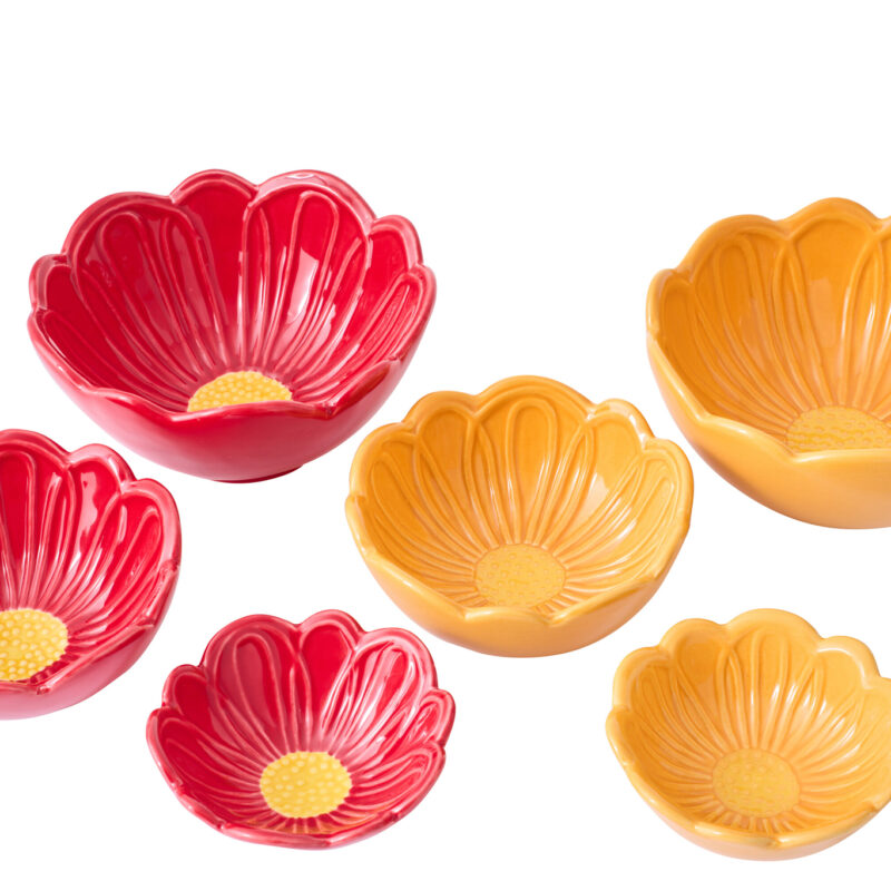 Porzellanschalen Set mehrfarbig