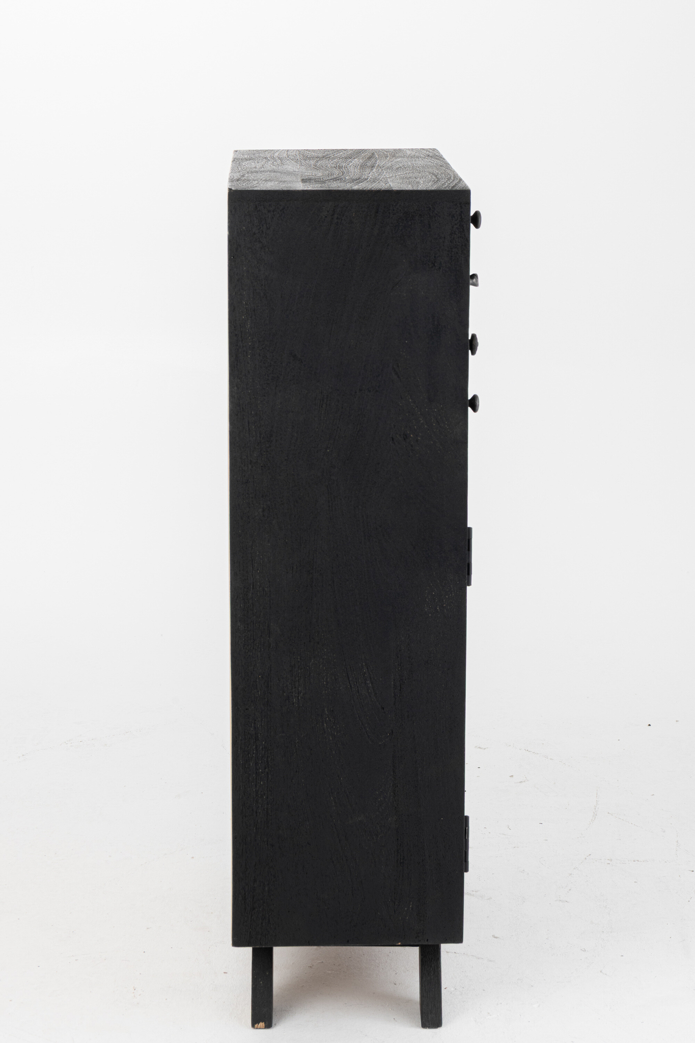 Schrank aus Mangoholz mit Glas – Bild 4