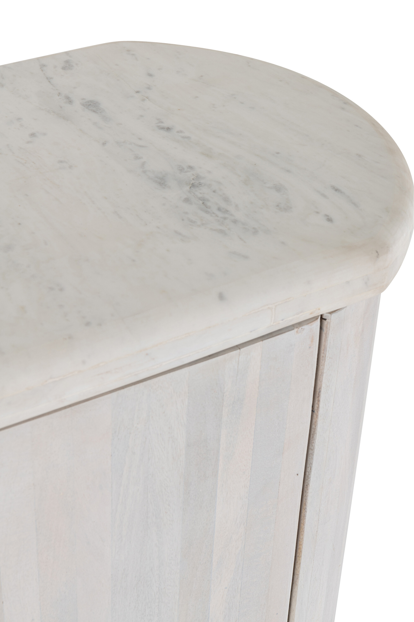 Schrank aus Mangoholz mit Marmorplatte – Bild 9