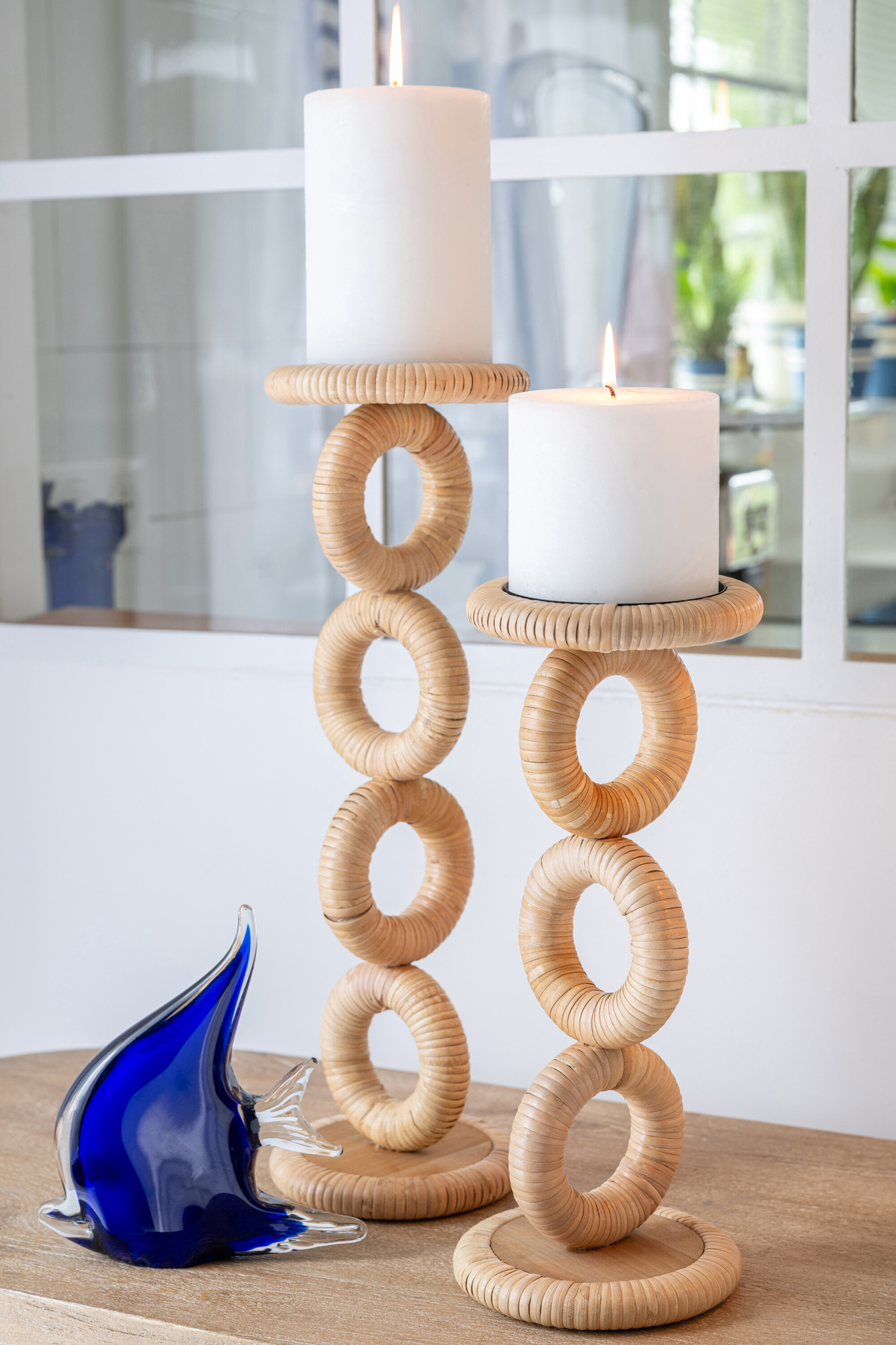 Kerzenhalter Ring klein Naturmaterialien – Bild 2