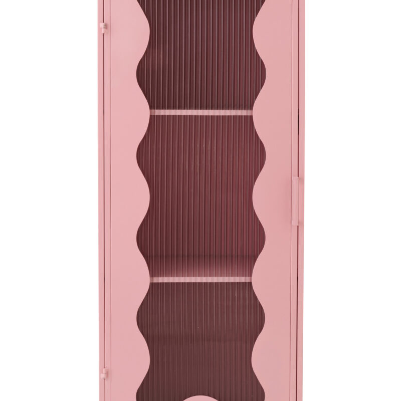 Schrank Waves aus Eisen und Glas