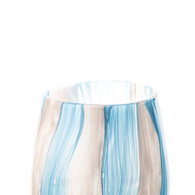 Hurricane Glas gestreift klein