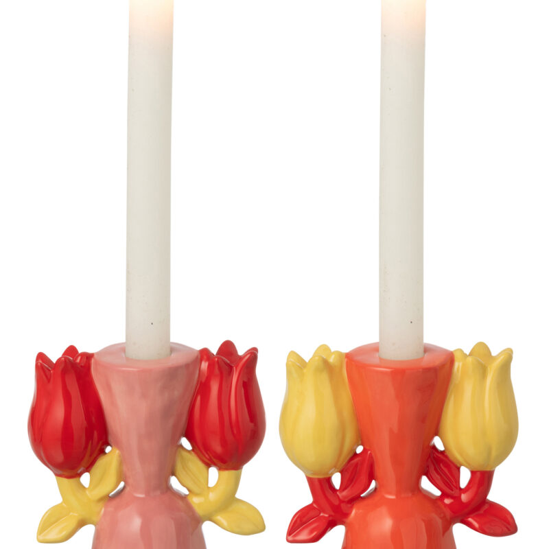 Kerzenhalter Tulip Dolomit 2er Set