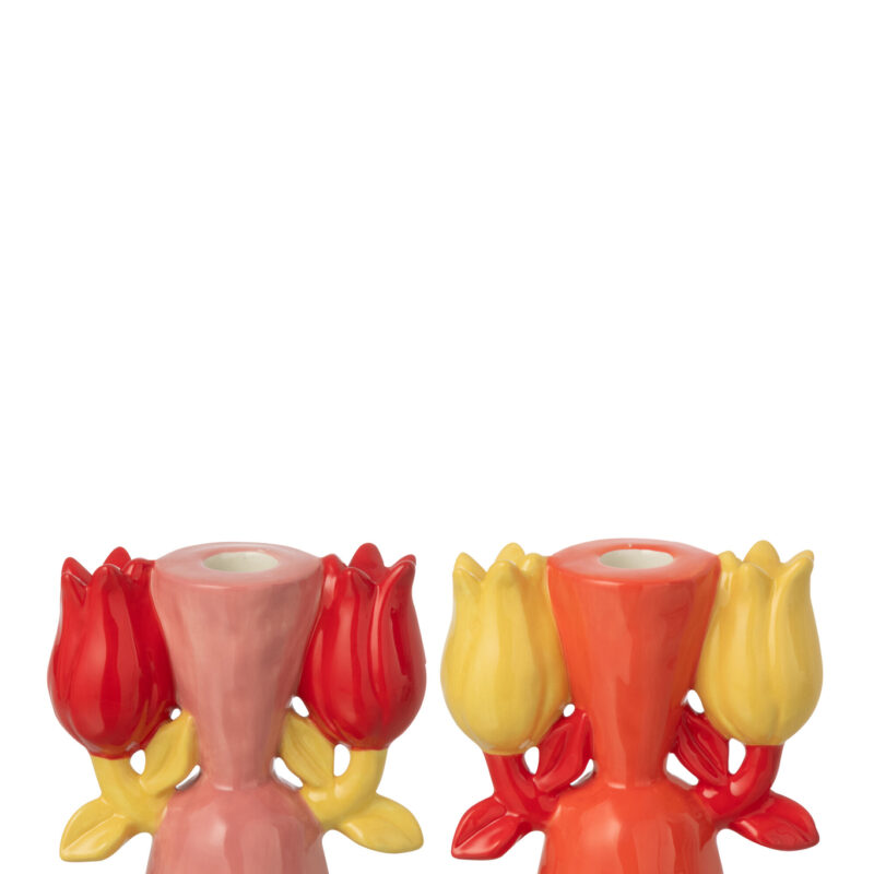 Kerzenhalter Tulip Dolomit 2er Set