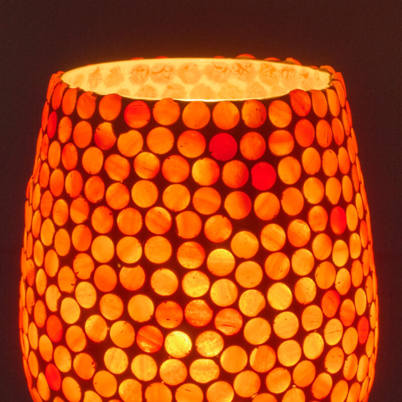 Kerzenhalter Mosaikglas groß