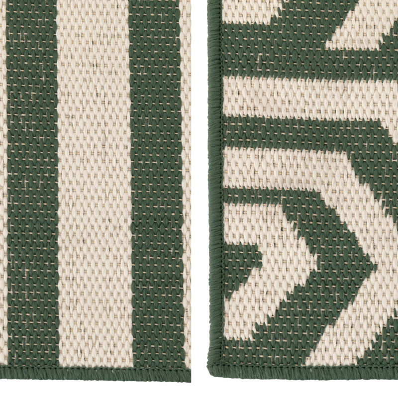 Outdoor Teppich Set „Stripes & Spirals“