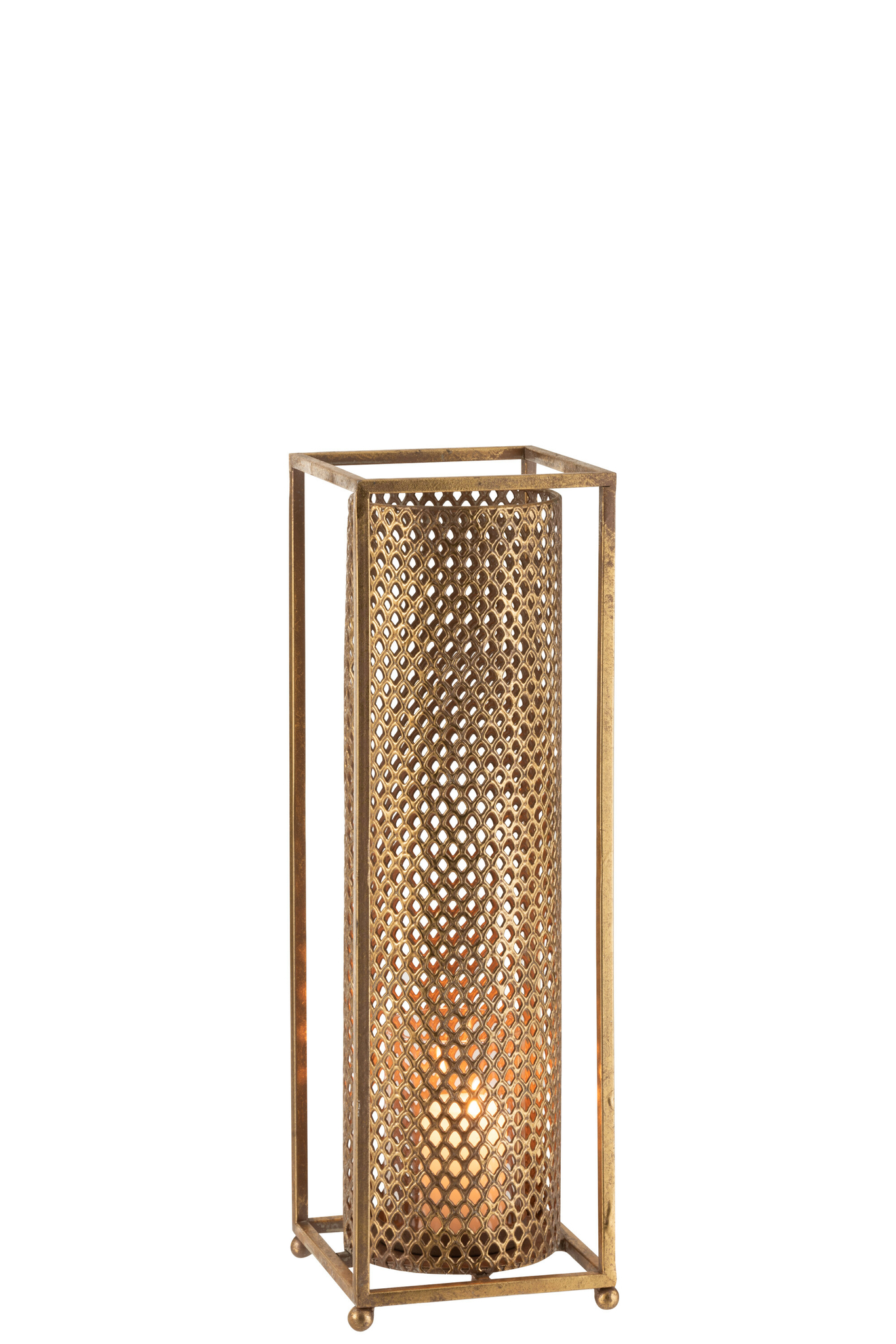 Laterne rund Metall – Bild 2