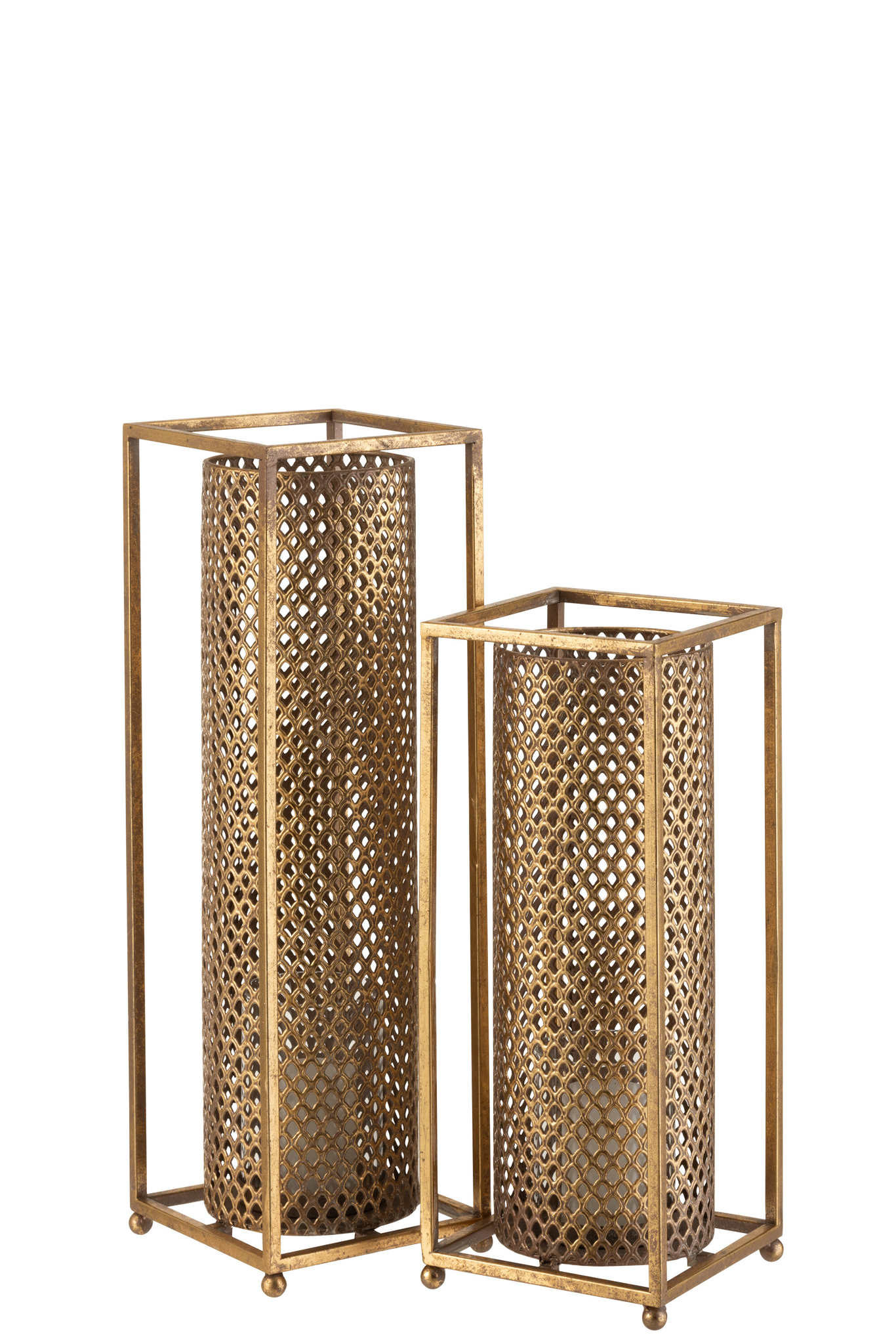 Laterne rund Metall – Bild 4