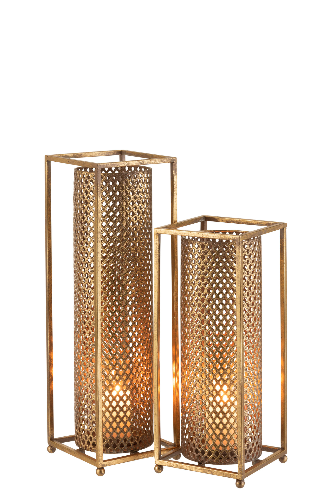 Laterne rund Metall – Bild 5