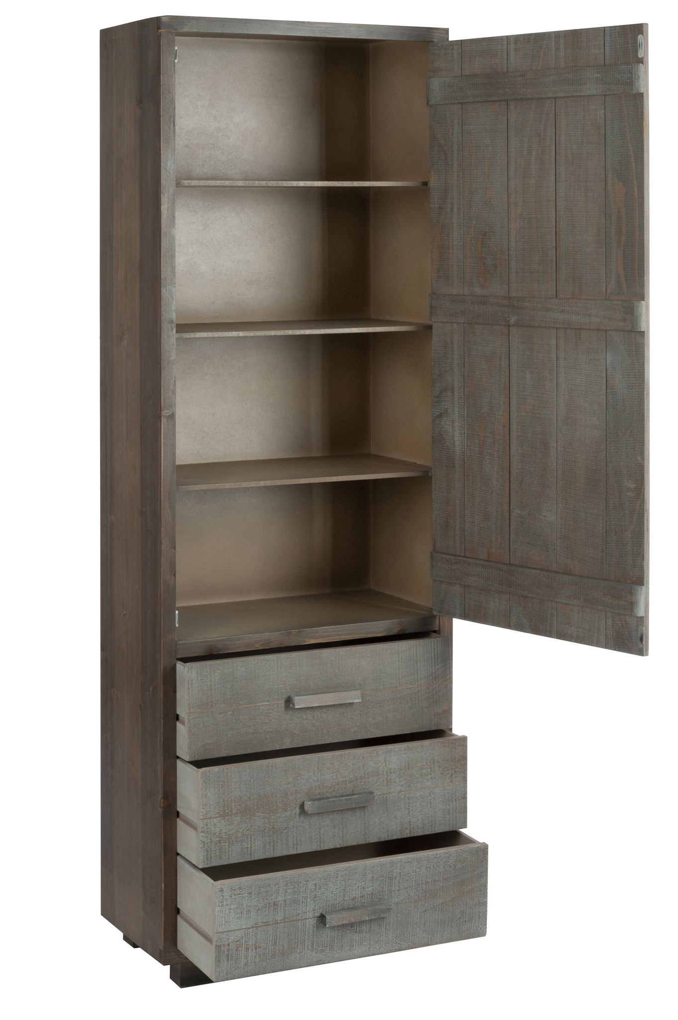 Schrank mit 1 Tür und 3 Schubladen – Bild 3