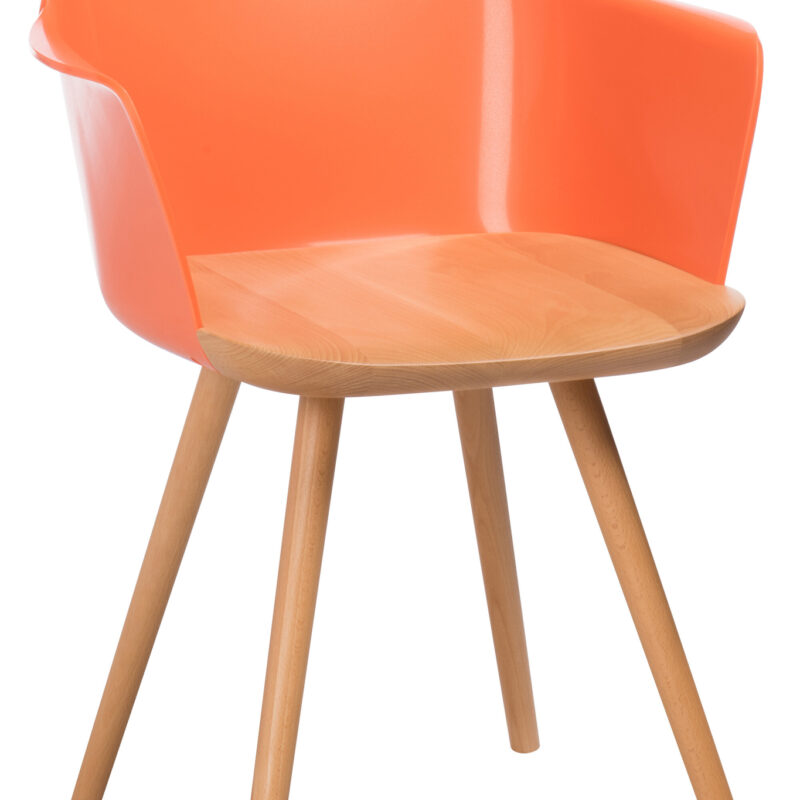 Retro Stuhl aus Buche