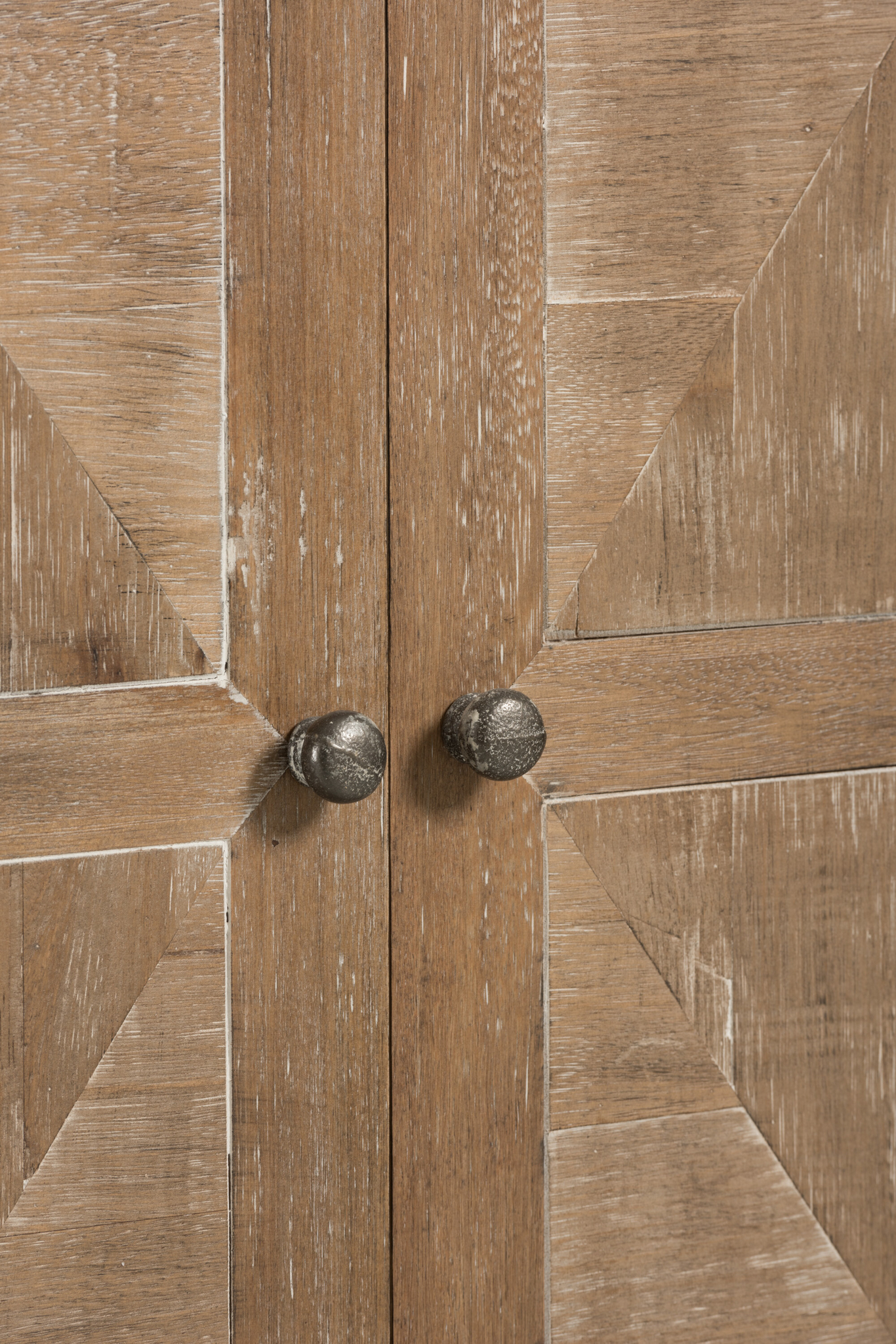 Eleganter Schrank aus Teakholz und Metall – Bild 7