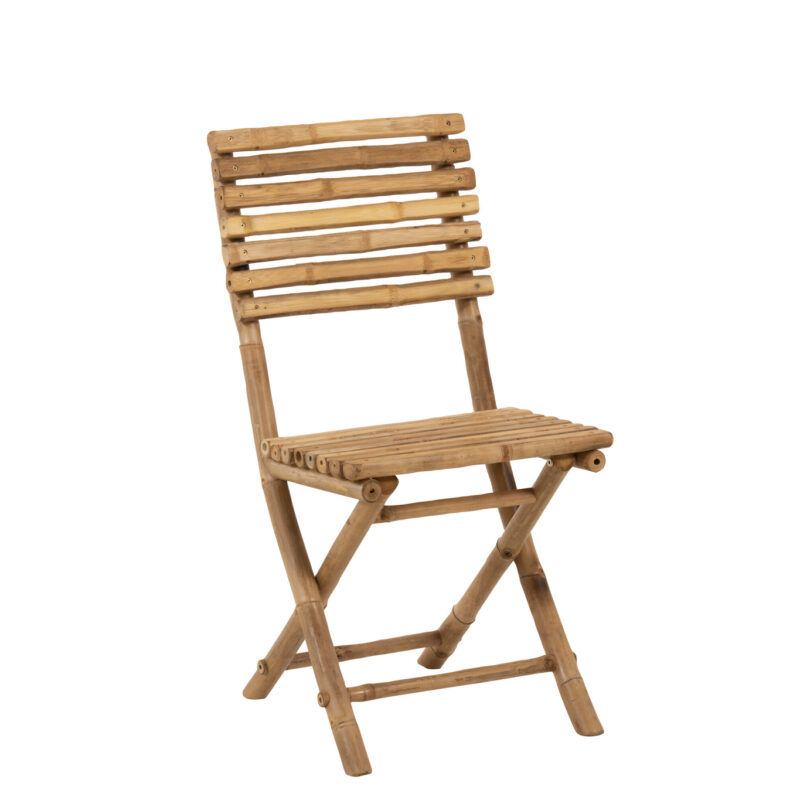 Faltbarer Bambusstuhl