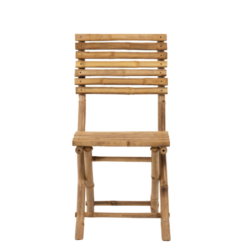 Faltbarer Bambusstuhl