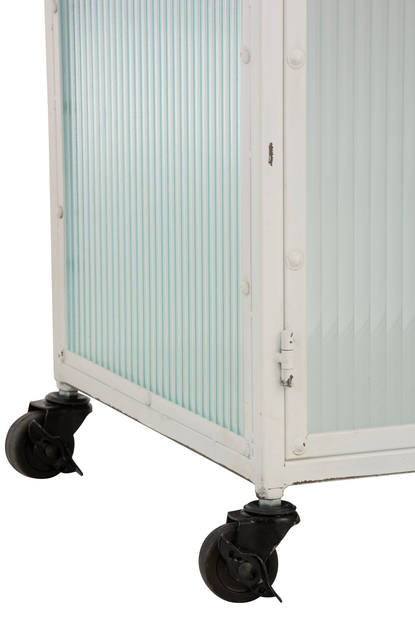 Hochschrank aus Metall mit 2 Türen – Bild 2