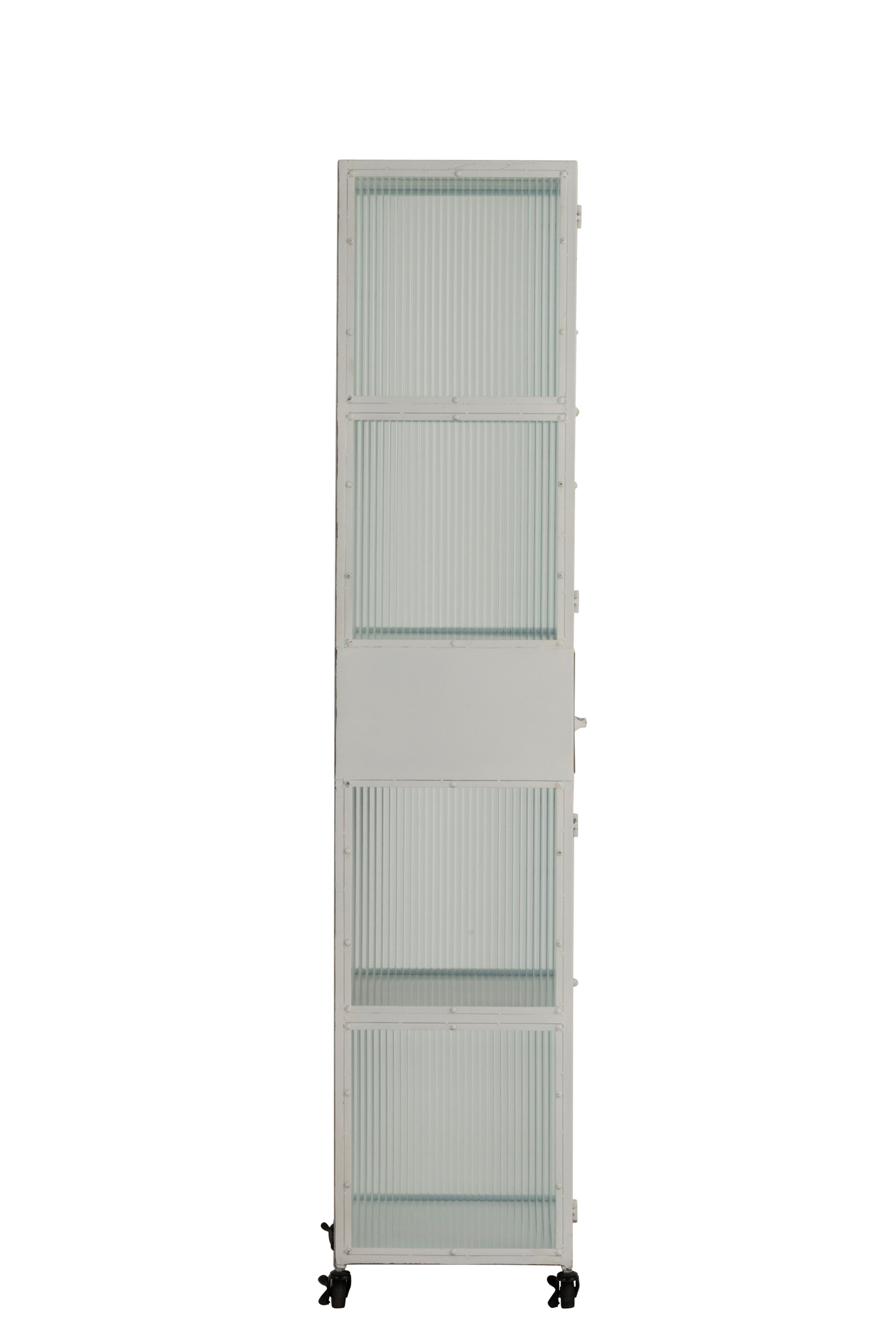 Hochschrank aus Metall mit 2 Türen – Bild 5