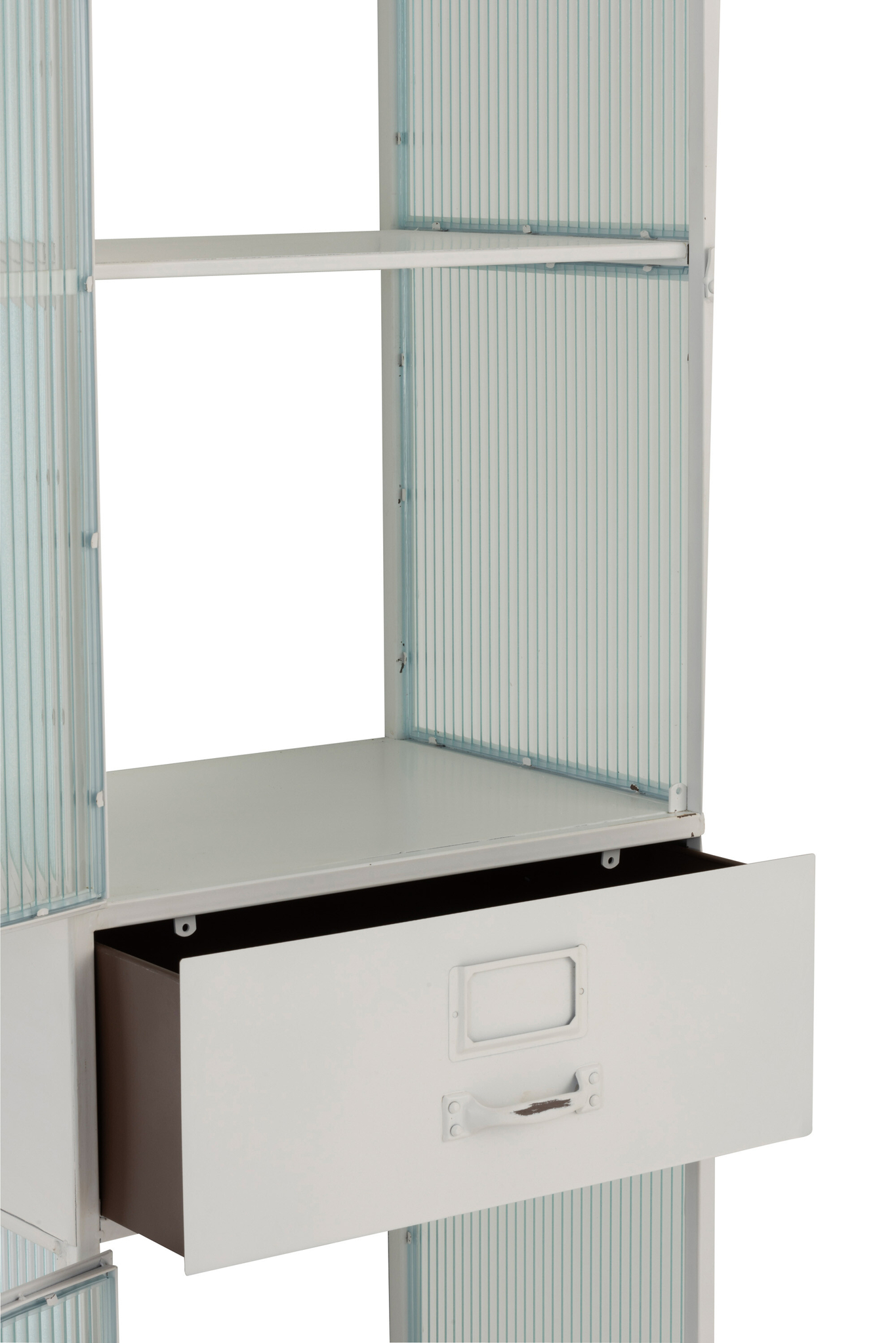 Hochschrank aus Metall mit 2 Türen – Bild 7