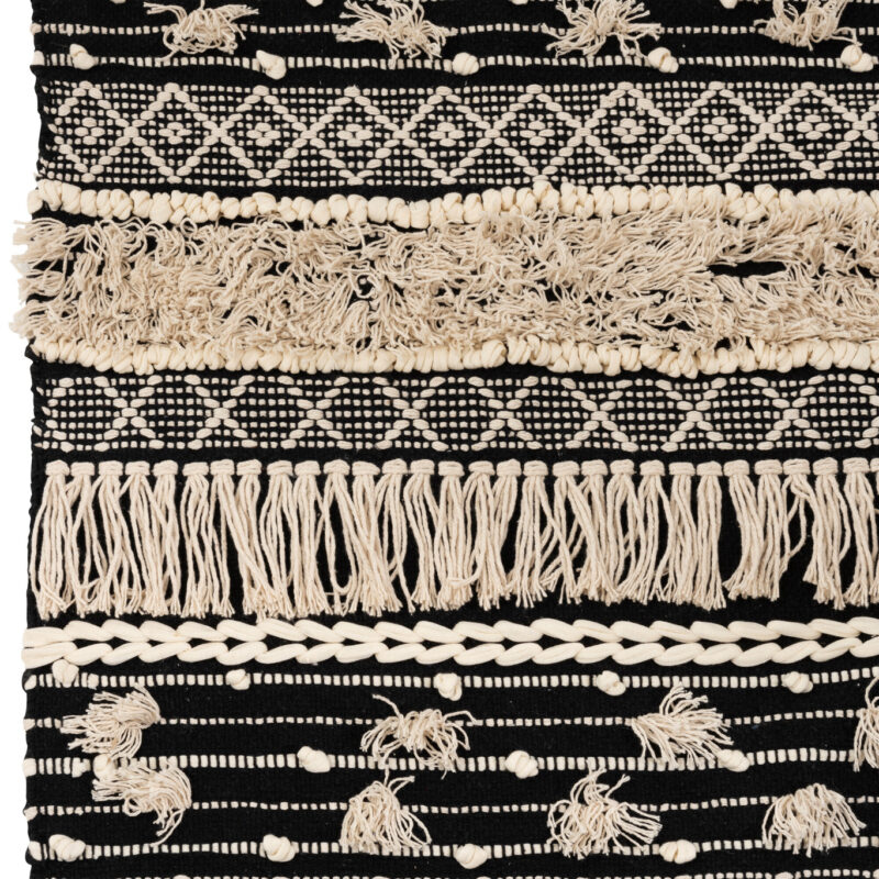 Monochromer Baumwollteppich